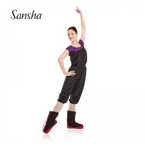 sansha法国三沙芭蕾舞裤子舞蹈运动裤吊带连体裤保暖裤子