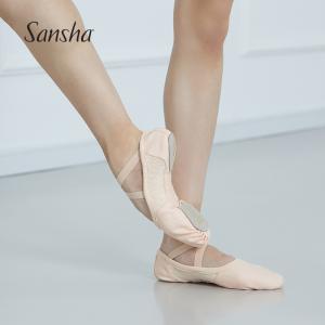 Sansha 法国三沙成人猫爪鞋芭蕾舞鞋帆布练功舞蹈鞋软鞋瑜伽鞋NO.30/Slim