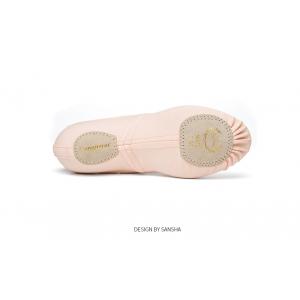 sansha法国三沙芭蕾舞软鞋练功鞋弹力布两块底猫爪鞋M007C/Marc