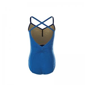 Sansha 三沙女童芭蕾舞练功服儿童吊带开裆舞蹈连体服弹力演出服