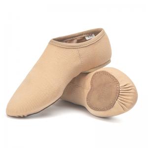 Sansha 三沙爵士舞鞋弹力布舞蹈鞋软底矮帮免系带现代舞鞋