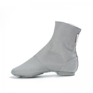 Sansha 法国三沙爵士舞靴高筒帆布面牛二层底现代舞蹈鞋(定制5天）