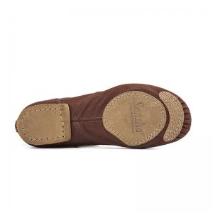 Sansha 法国三沙爵士舞靴高筒帆布面牛二层底现代舞蹈鞋(定制5天）