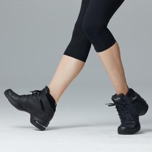 sansha 法国三沙真皮广场舞鞋跳舞运动鞋女软底 防滑现代舞蹈鞋（预售7天）