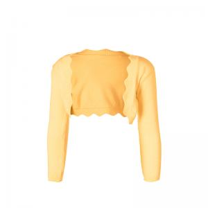 sansha 法国三沙儿童舞蹈保暖护肩 芭蕾舞秋冬针织外套中国舞练功