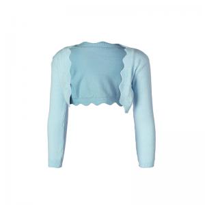 sansha 法国三沙儿童舞蹈保暖护肩 芭蕾舞秋冬针织外套中国舞练功