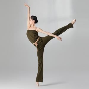 Sansha 法国三沙成人芭蕾舞保暖连体长裤女 秋冬针织舞蹈练功裤子