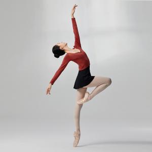 sansha 三沙舞蹈毛衣女练功服女 长袖针织上衣芭蕾舞秋冬保暖外套