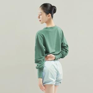 Sansha 法国三沙芭蕾舞保暖练功服女 秋冬舞蹈短上衣长袖瑜伽健服