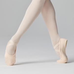 sansha 法国三沙舞蹈练功鞋 弹力布芭蕾舞鞋女 软底两片底猫爪鞋