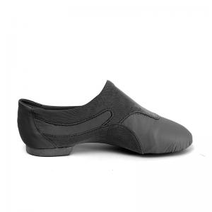 sansha 三沙爵士舞鞋 弹力网牛皮现代舞鞋软底教师鞋舞蹈练功鞋