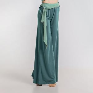 sansha 三沙现代舞服宽松阔腿长裤 中国古典舞蹈练功表演裤拖地