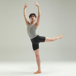 sansha 三沙青少年芭蕾舞服 男士背心舞蹈服上衣现代舞练功服表演