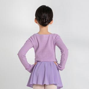 sansha 三沙儿童舞蹈练功服 长袖芭蕾舞针织上衣秋冬保暖外套表演