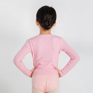 sansha 三沙儿童舞蹈毛衣 螺纹针织外套芭蕾舞长袖保暖上衣秋冬