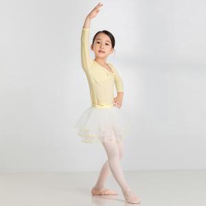 sansha 三沙儿童舞蹈服 长袖芭蕾舞服上衣蓬蓬裙分体套装秋冬跳舞