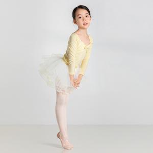 sansha 三沙儿童舞蹈服 长袖芭蕾舞服上衣蓬蓬裙分体套装秋冬跳舞