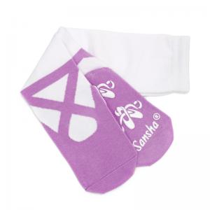 Sansha 三沙芭蕾舞蹈袜 儿童中筒袜棉防滑硅胶小腿女士儿童运动袜