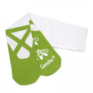 Sansha 三沙芭蕾舞蹈袜 儿童中筒袜棉防滑硅胶小腿女士儿童运动袜