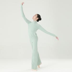  sansha 三沙少女舞蹈保暖服女 芭蕾舞练功服长袖上衣