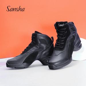 sansha三沙运动舞鞋女 高邦保暖牛皮爵士舞男现代舞广场舞蹈鞋（定制15天）