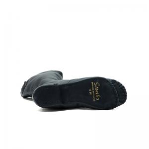 Sansha 三沙订制款剧院靴舞台剧现代舞高筒牛皮民族舞蹈演出鞋