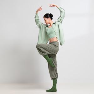 sansha 三沙现代舞服裤子女 轻薄长裤芭蕾舞蹈练功裤束口灯笼裤子