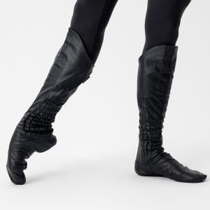 sansha 三沙芭蕾舞剧院靴 男软底民族舞长靴马靴弹力靴筒女蒙古舞