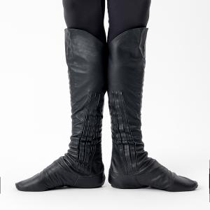 sansha 三沙芭蕾舞剧院靴 男软底民族舞长靴马靴弹力靴筒女蒙古舞