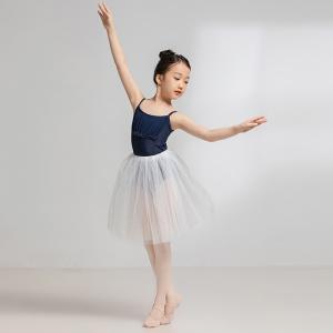 sansha 三沙儿童舞蹈裙 网纱蓬蓬裙芭蕾舞练功裙半身纱裙表演裙子