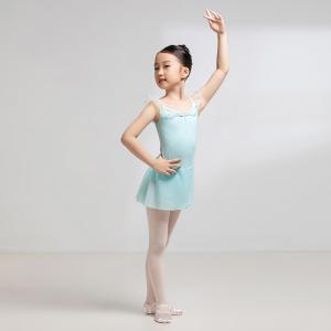 sansha 三沙舞蹈服儿童女 吊带芭蕾舞裙弹力柔软带裙练功服舞蹈裙