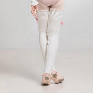 sansha 三沙儿童舞蹈护腿袜 女秋冬瑜伽袜套跳舞保暖过膝芭蕾护具