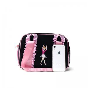 sansha三沙女孩包包儿童舞蹈斜挎包可爱单肩包芭蕾公主包手提