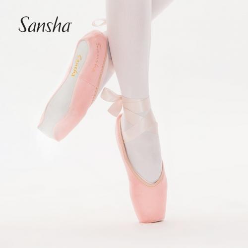 Sansha 法国三沙芭蕾舞练功鞋套弹力芭蕾舞鞋脚套芭蕾护脚套