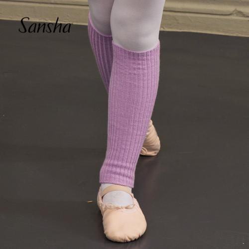 Sansha 法国三沙女童保暖护腿芭蕾舞针织袜子儿童腿袜套舞蹈护具