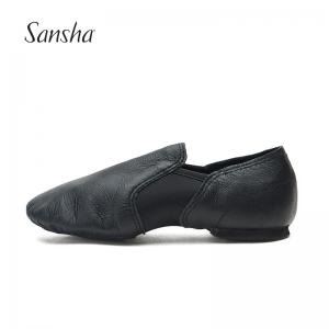 Sansha 法国三沙儿童爵士舞蹈鞋软底低帮舞蹈鞋瑜伽练功现代舞鞋