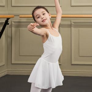 Sansha 法国三沙儿童芭蕾舞练功服吊带裙式连体服演出服舞蹈服