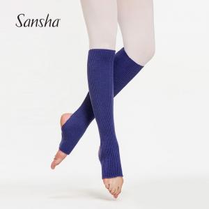Sansha 法国三沙成人女针织跳舞漏跟保暖护腿套芭蕾舞蹈护具体操